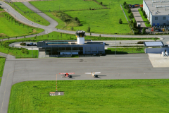 Flugplatz Jahnsdorf - Tower und Vorfeld